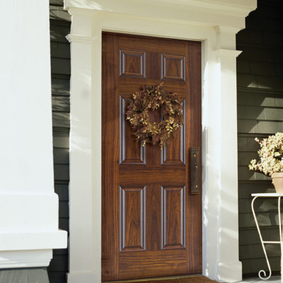 Replacement exterior door