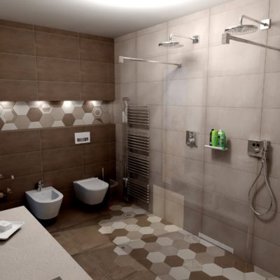 Shower tile