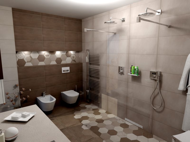 Shower tile