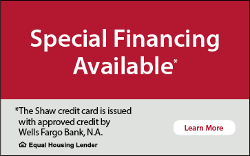 Special financing available