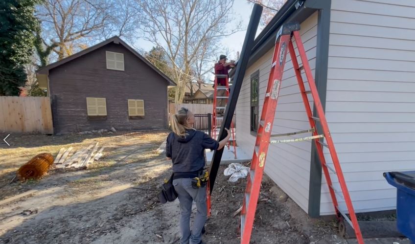 Gutter installation