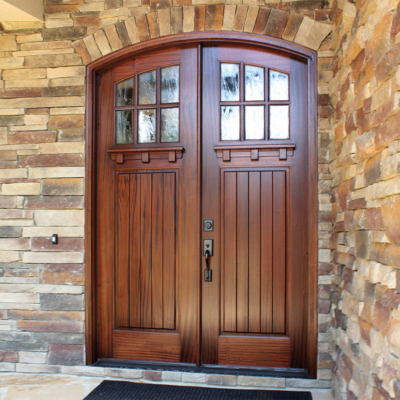New exterior doors