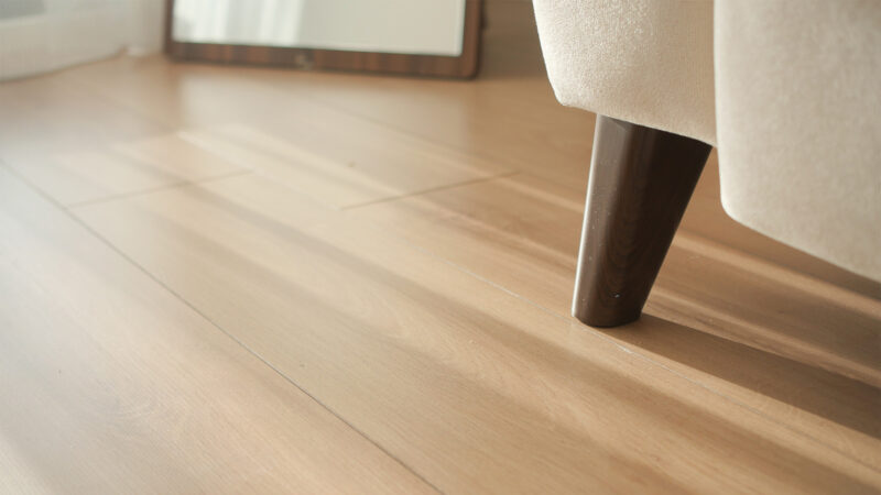Living Room Using Luxury Vinyl Tile Flooring